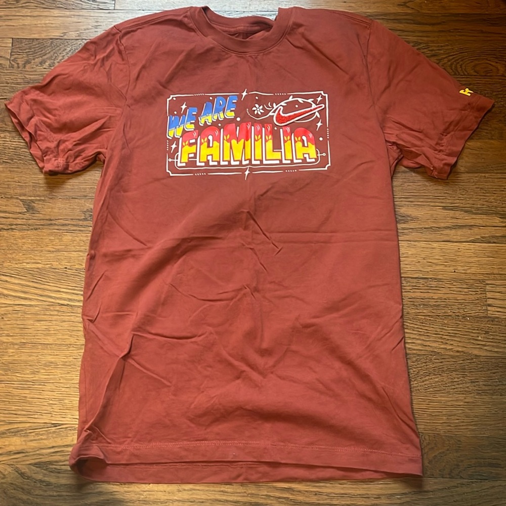 Nike we are familiar with t-shirt